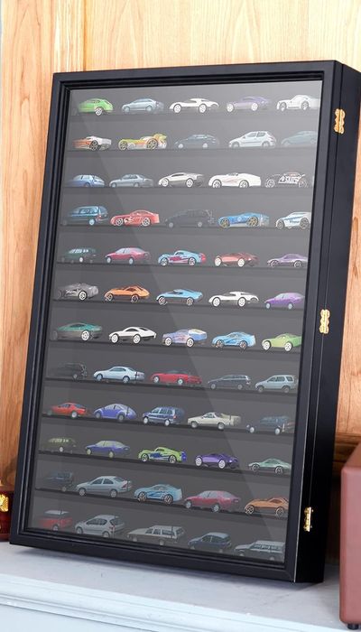 Diecast car shadow box display case