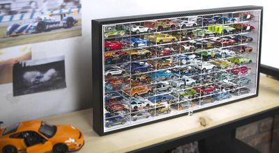 Diecast wall mounted mirror case