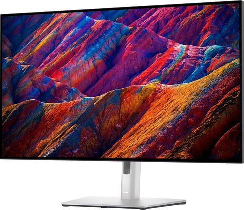 Dell 4k monitor with grey metal stand
