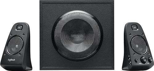 Logitech 980-000402-cr Z623 400 Watt Home Speaker System, 2.1 Speaker System (Renewed), One Size, Black