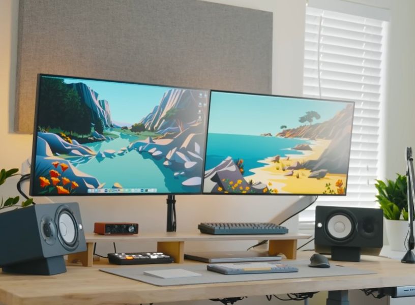 Best desk deals for dual monitors